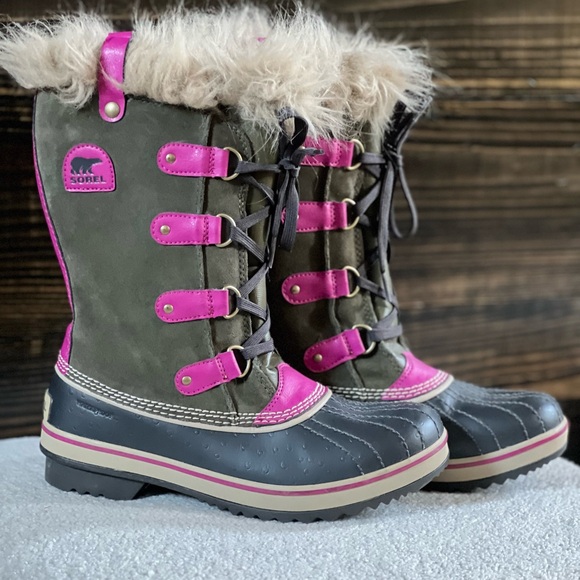 Sorel Joan Of Arctic Boots Girls Size 6